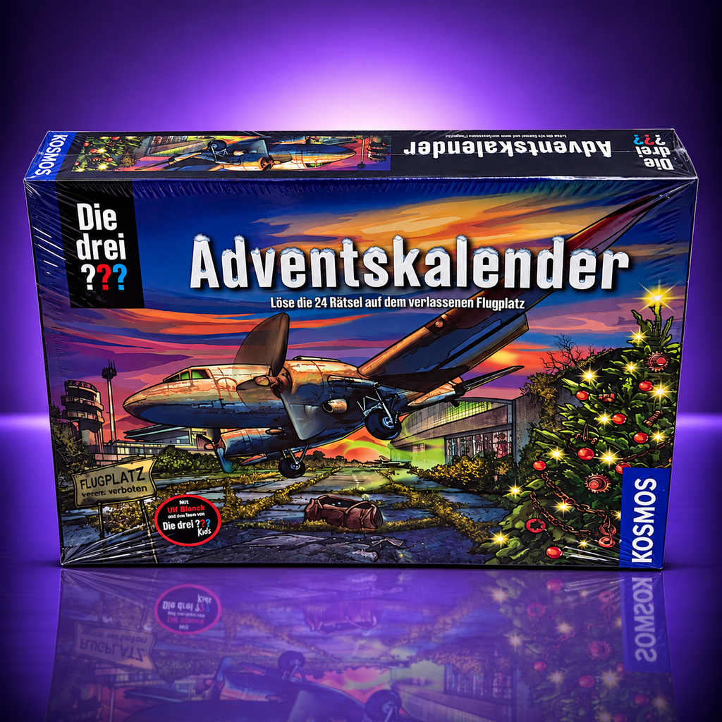 Die drei ??? – Adventskalender: Rätsel auf dem verlassenen Flugplatz – Német/Deutsch/German