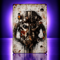 Fallout 4 – T-60 Power Armor Helm Metallschild
