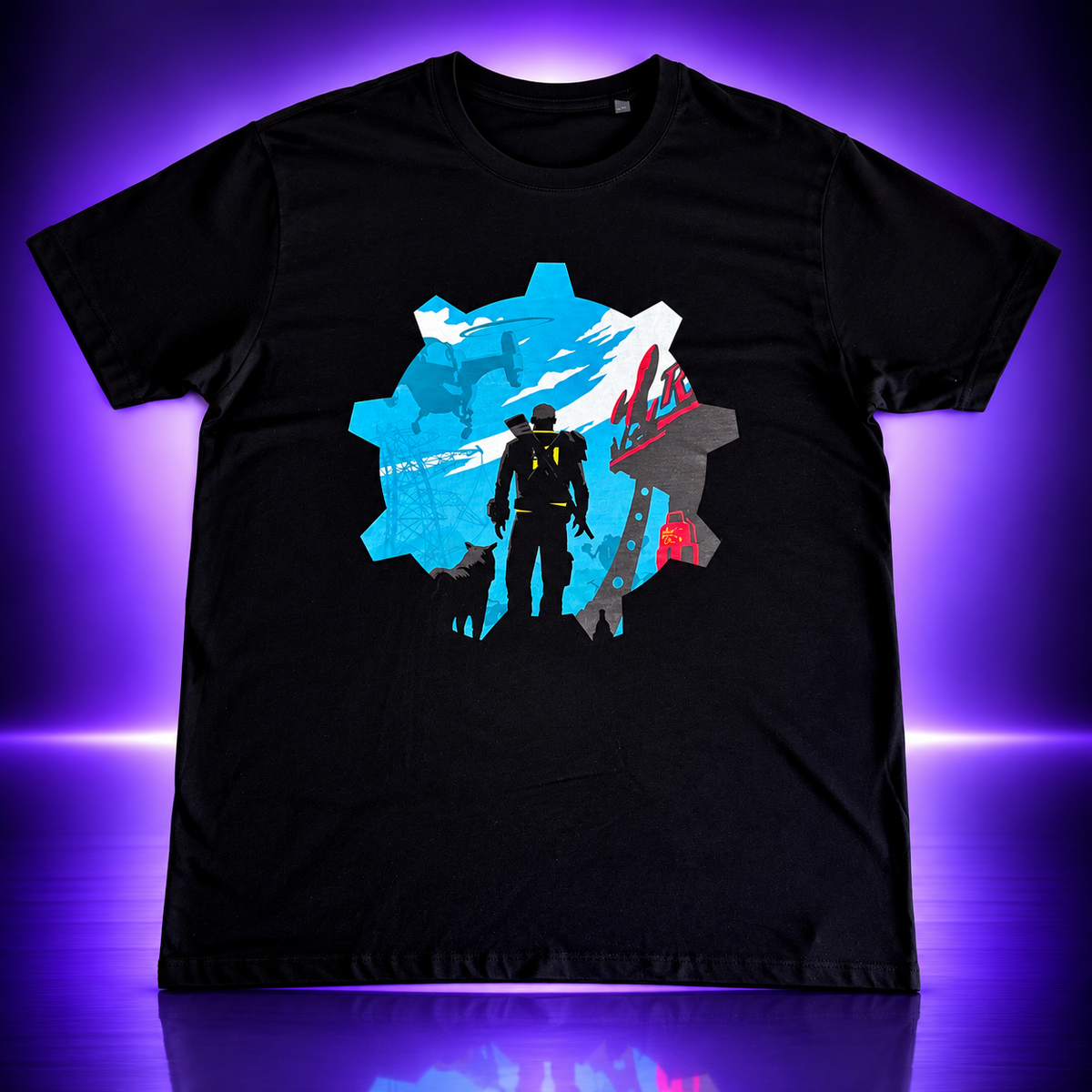 Fallout – Lone Wanderer & Dogmeat Geek T-Shirt