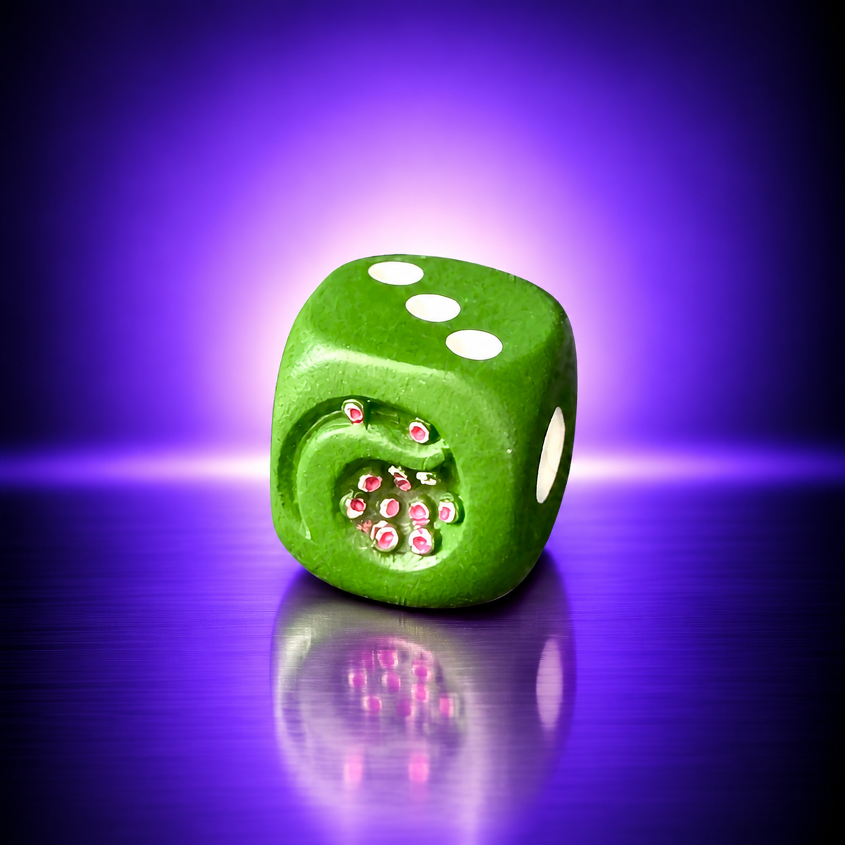 Fantasy W6-Würfel – Monster-Motive – 1 Stück