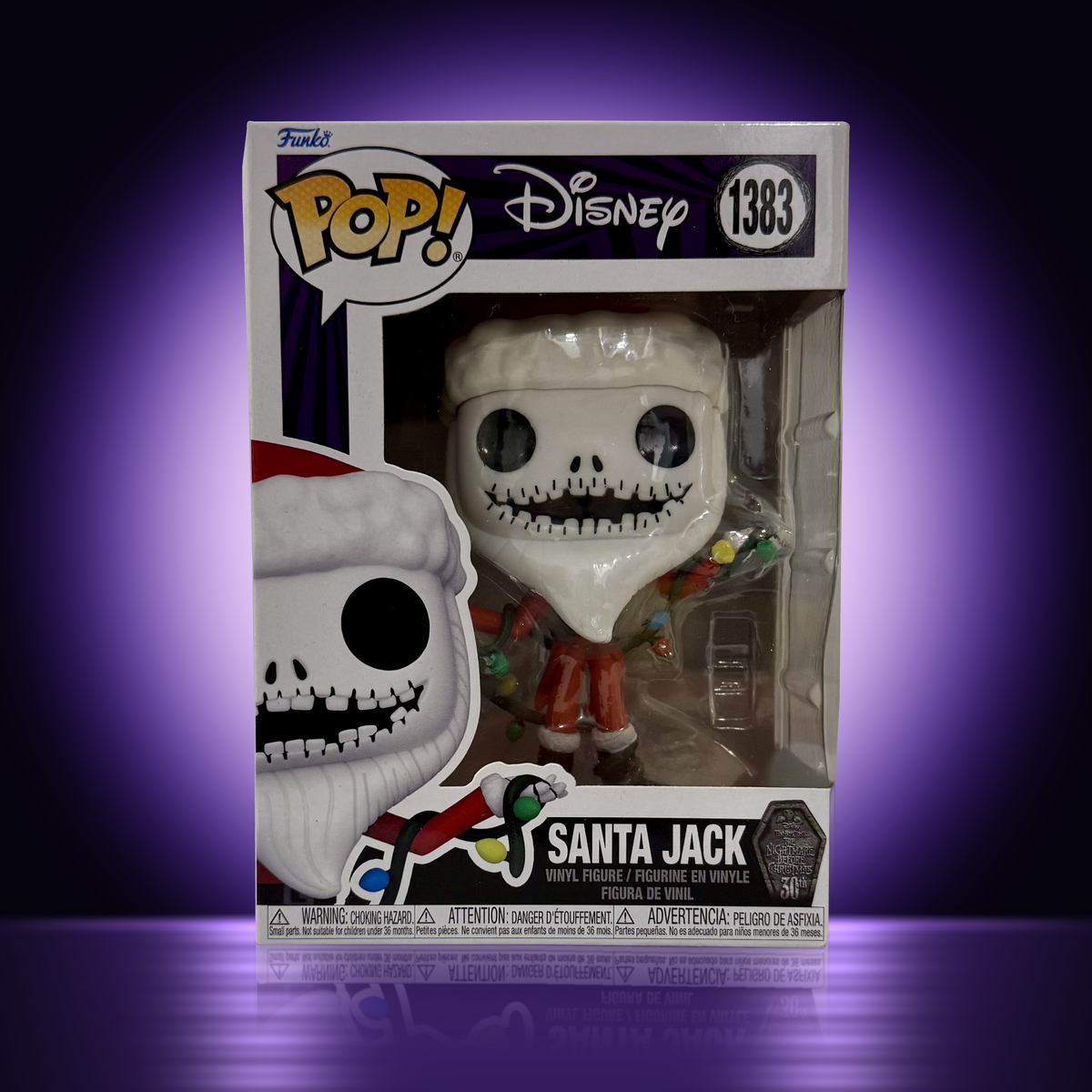 Funko POP! Disney – The Nightmare Before Christmas – Santa Jack #1383 – 30th Anniversary