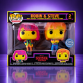 Funko POP! Special Edition - Stranger Things – Robin & Steve – Black Light 2-Pack
