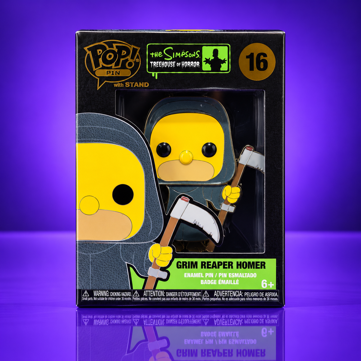 Funko Pop! Pin – The Simpsons: Treehouse of Horror – Grim Reaper Homer #16