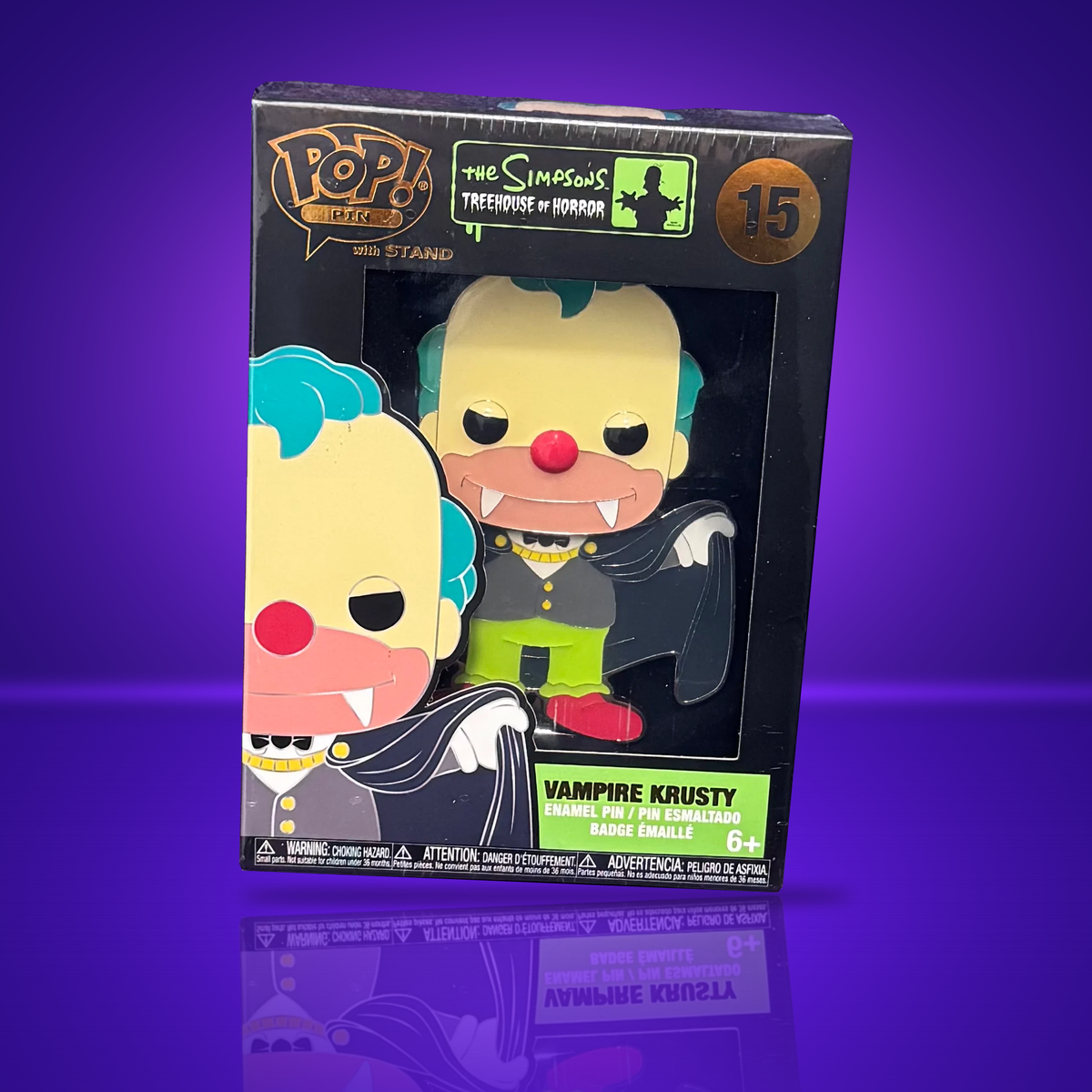 Funko Pop! Pin – The Simpsons: Treehouse of Horror – Vampire Krusty #15