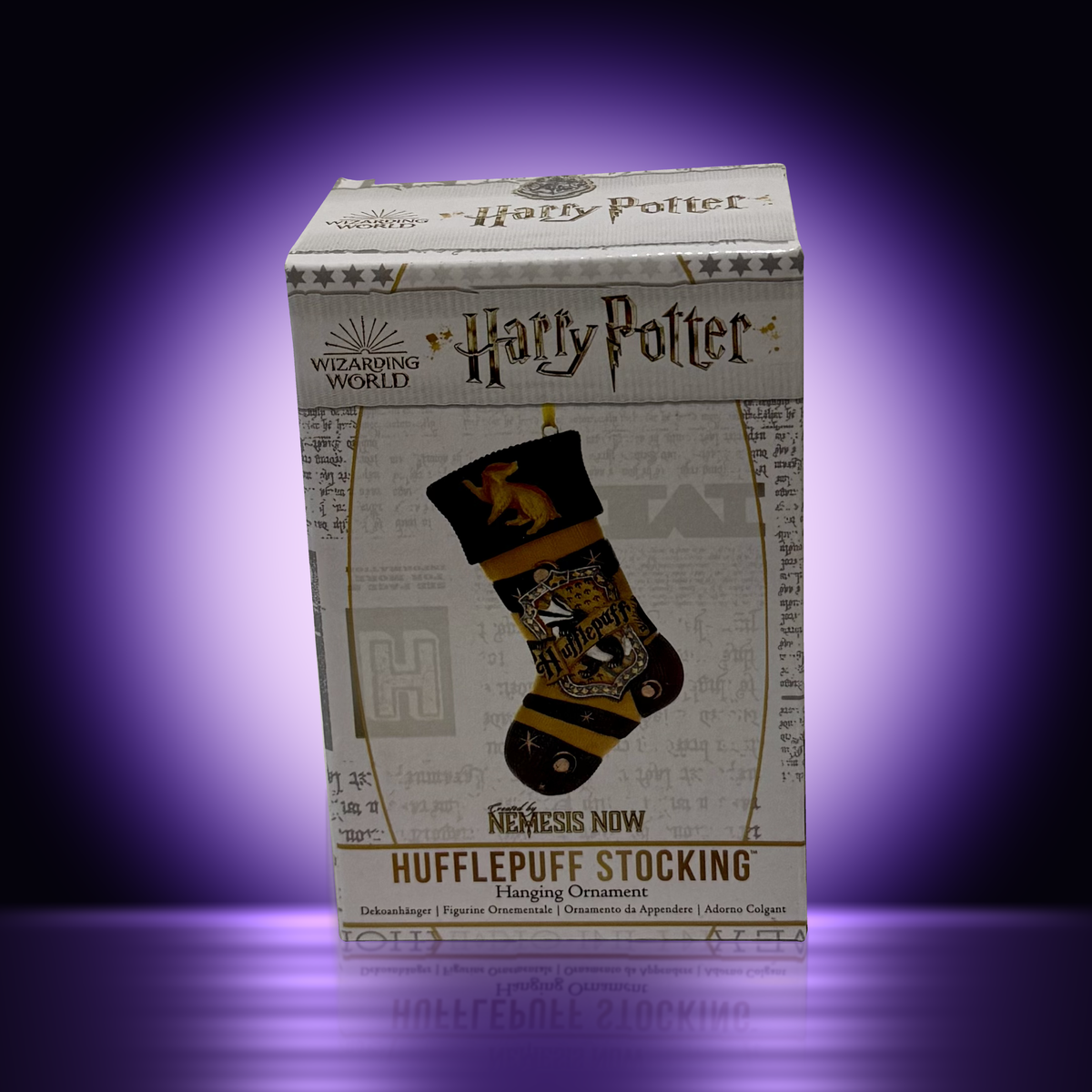 Harry Potter – Hufflepuff Stocking Hanging Ornament – 9.5 cm