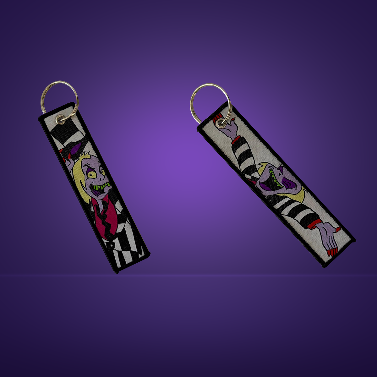 Horror Fabric Keychain – Double-Sided – Various Designs