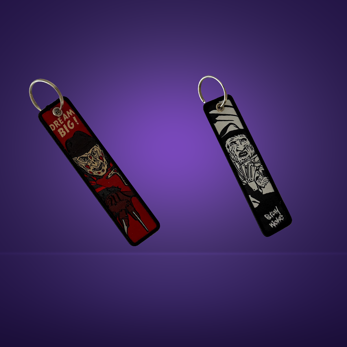 Horror Fabric Keychain – Double-Sided – Various Designs