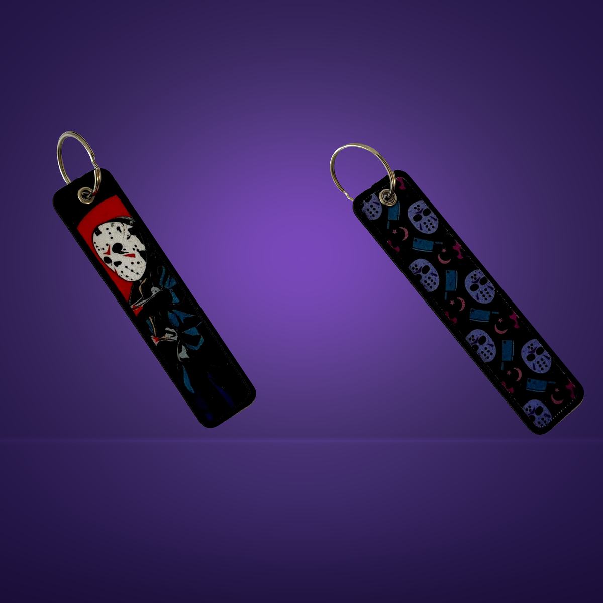 Horror Fabric Keychain – Double-Sided – Various Designs