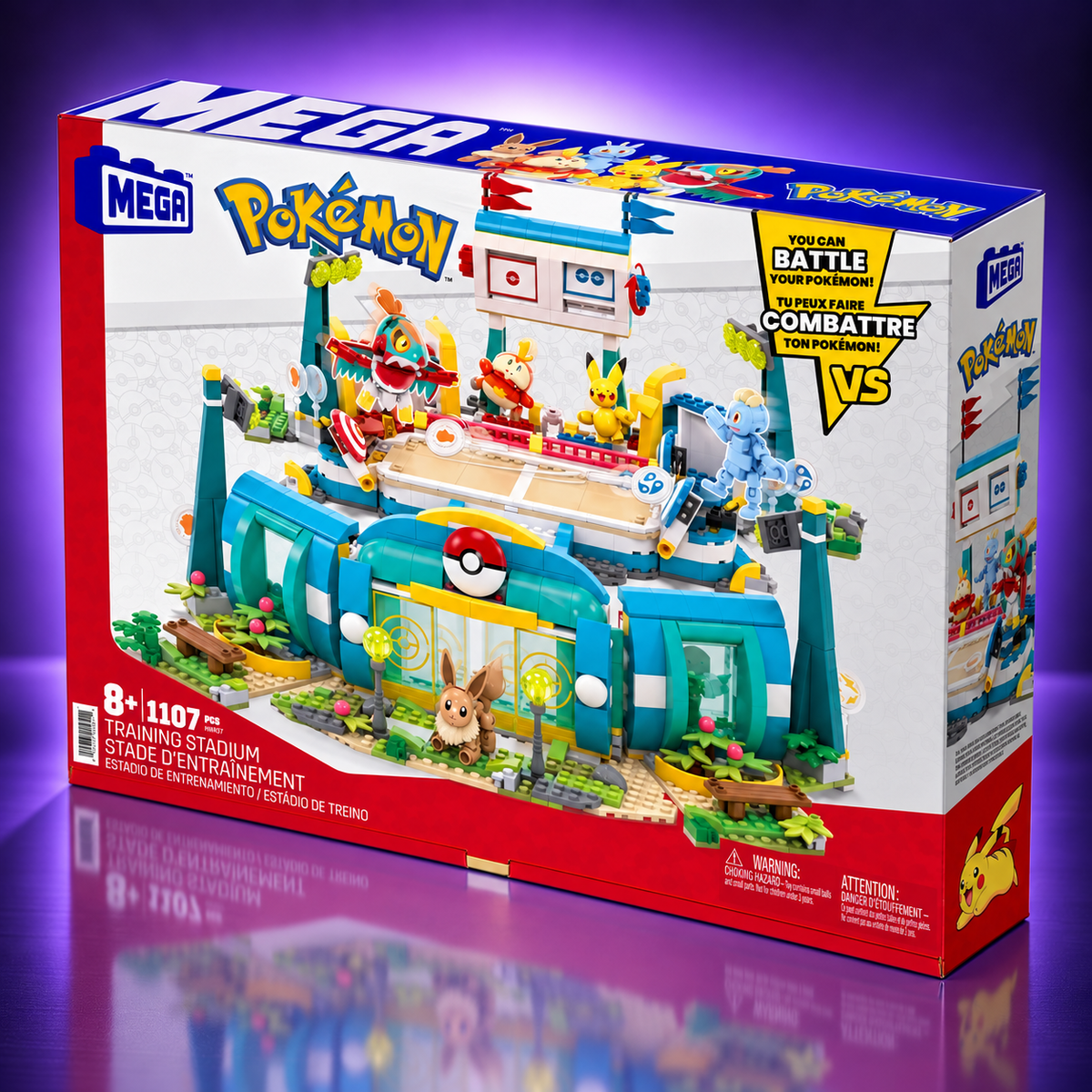 MEGA Pokémon – Training Stadium – HWR82 – 1101 Pieces