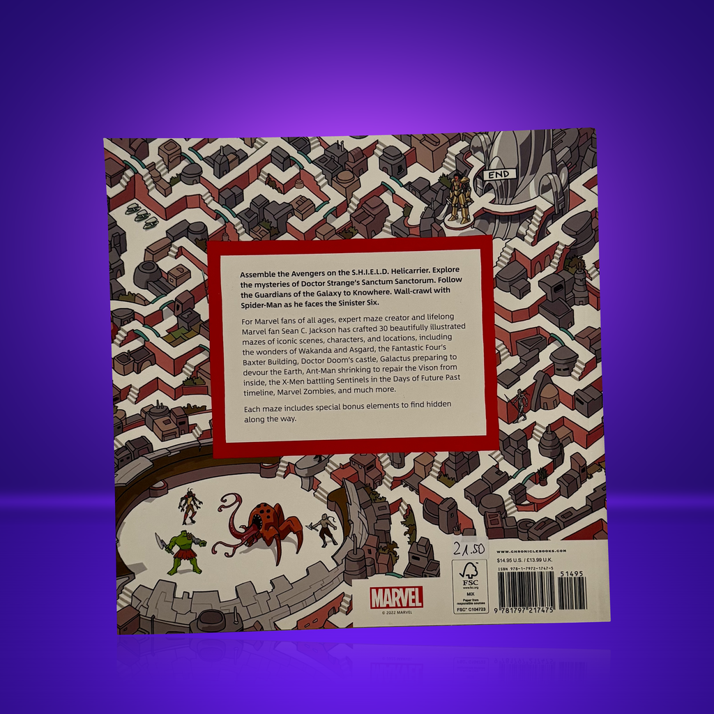 Marvel Mazes – Sean C. Jackson – Angol/English/Englisch