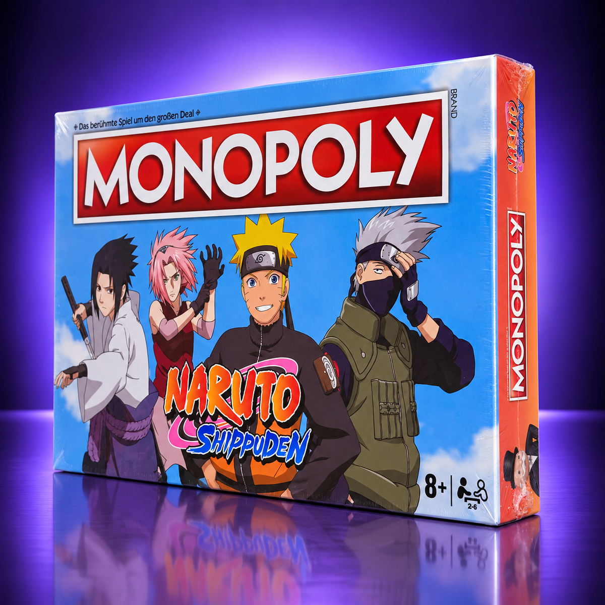 Monopoly – Naruto Shippuden – Brettspiel – Deutsch/German/Német