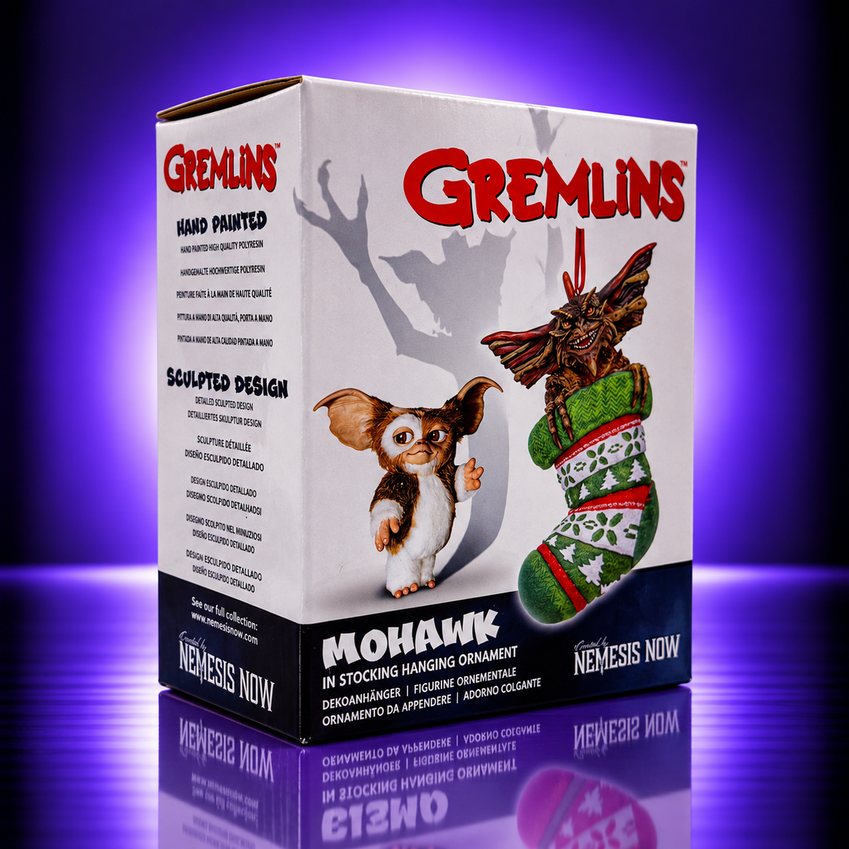 Nemesis Now – Gremlins – Mohawk in Stocking Christmas Hanging Ornament – 12 cm
