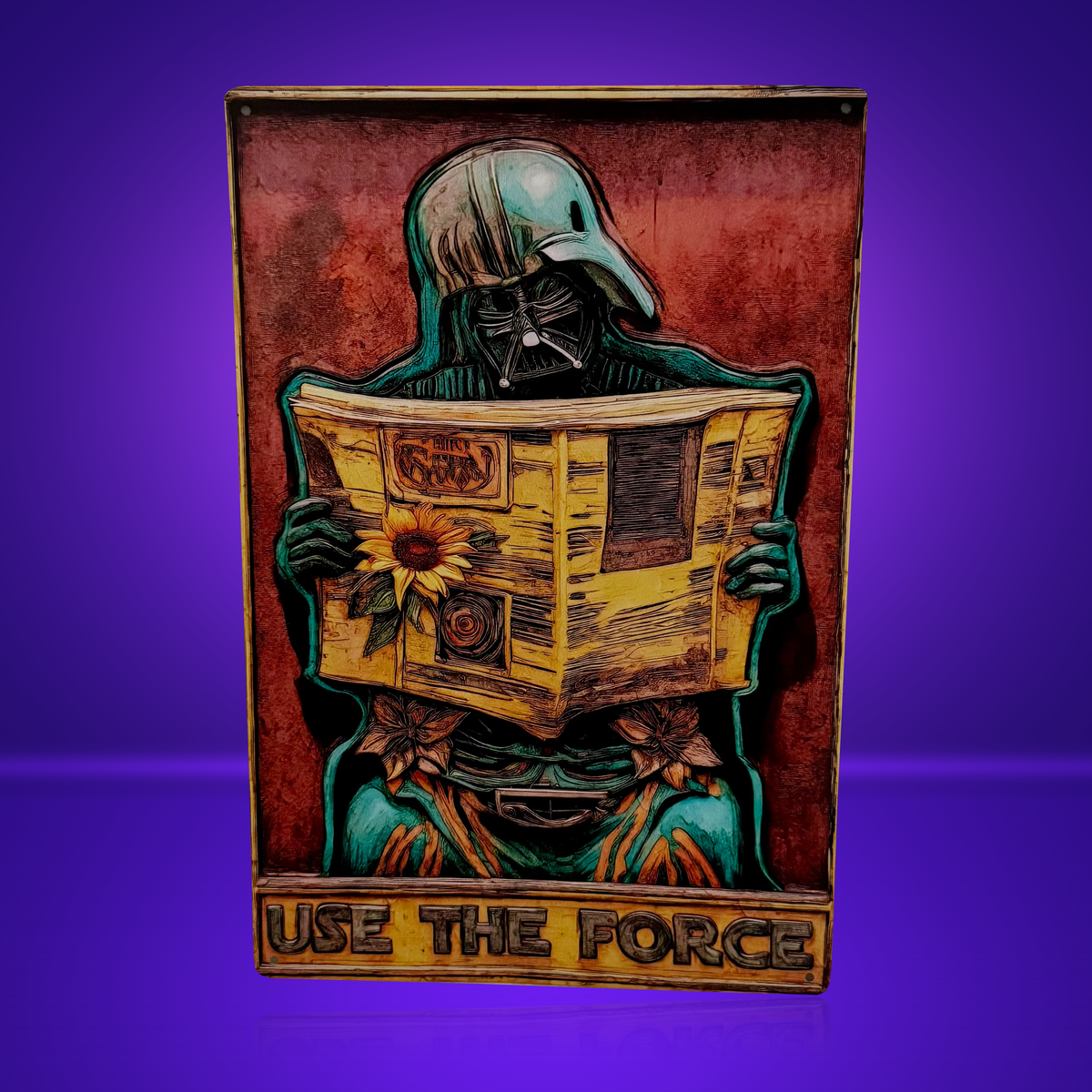 Star Wars – Darth Vader “Use the Force” Metal Sign – 20 × 30 cm