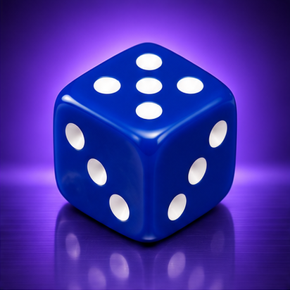Classic D6 Die – Various Colours – 1 Piece