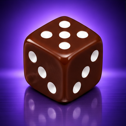 Classic D6 Die – Various Colours – 1 Piece