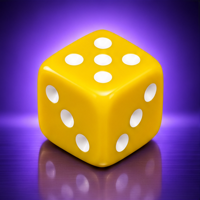 Classic D6 Die – Various Colours – 1 Piece