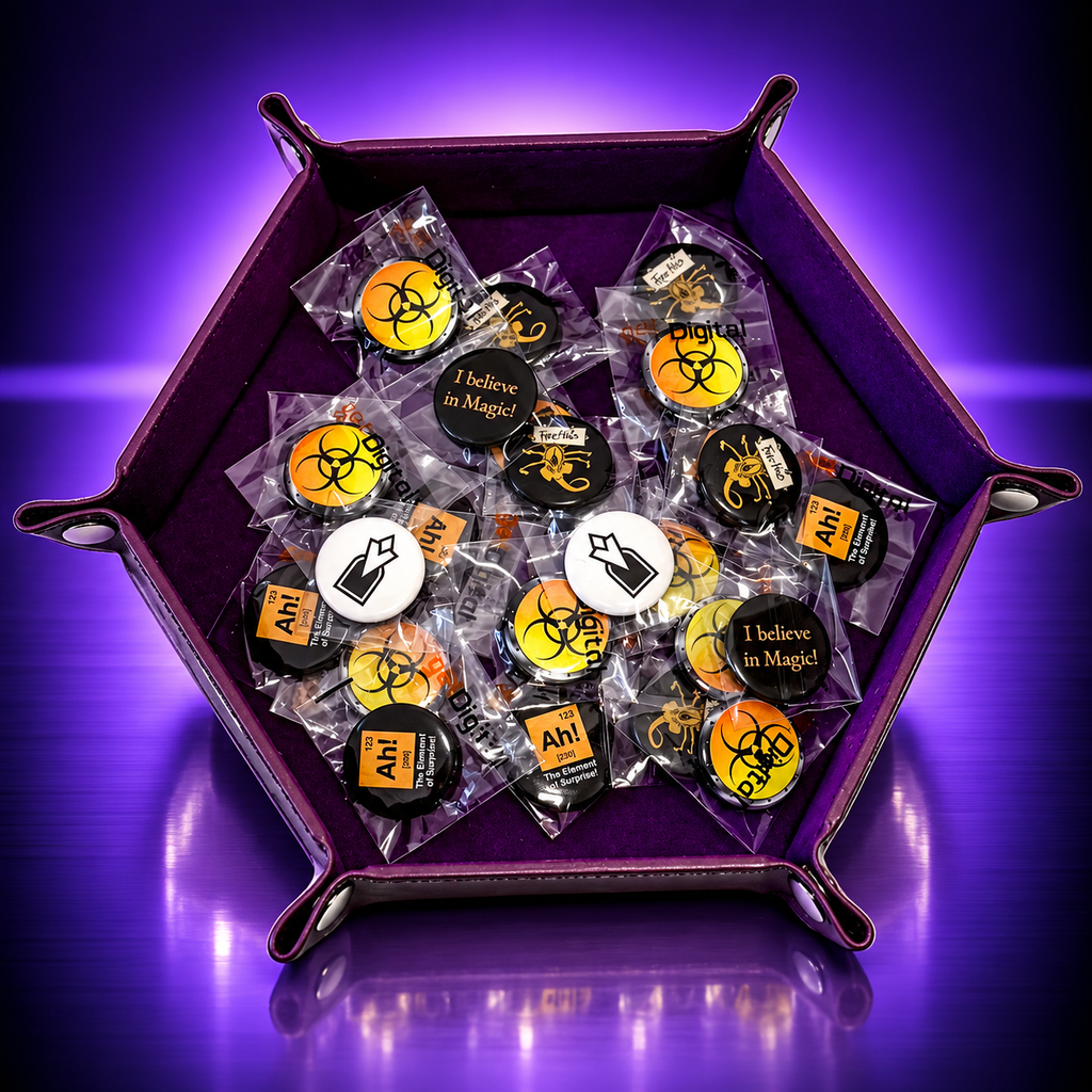 getDigital – Geek-Ansteckbutton – verschiedene Motive