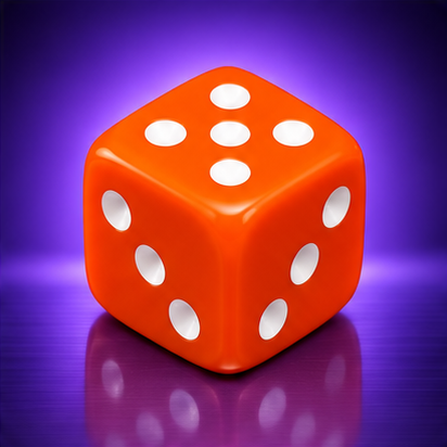 Classic D6 Die – Various Colours – 1 Piece