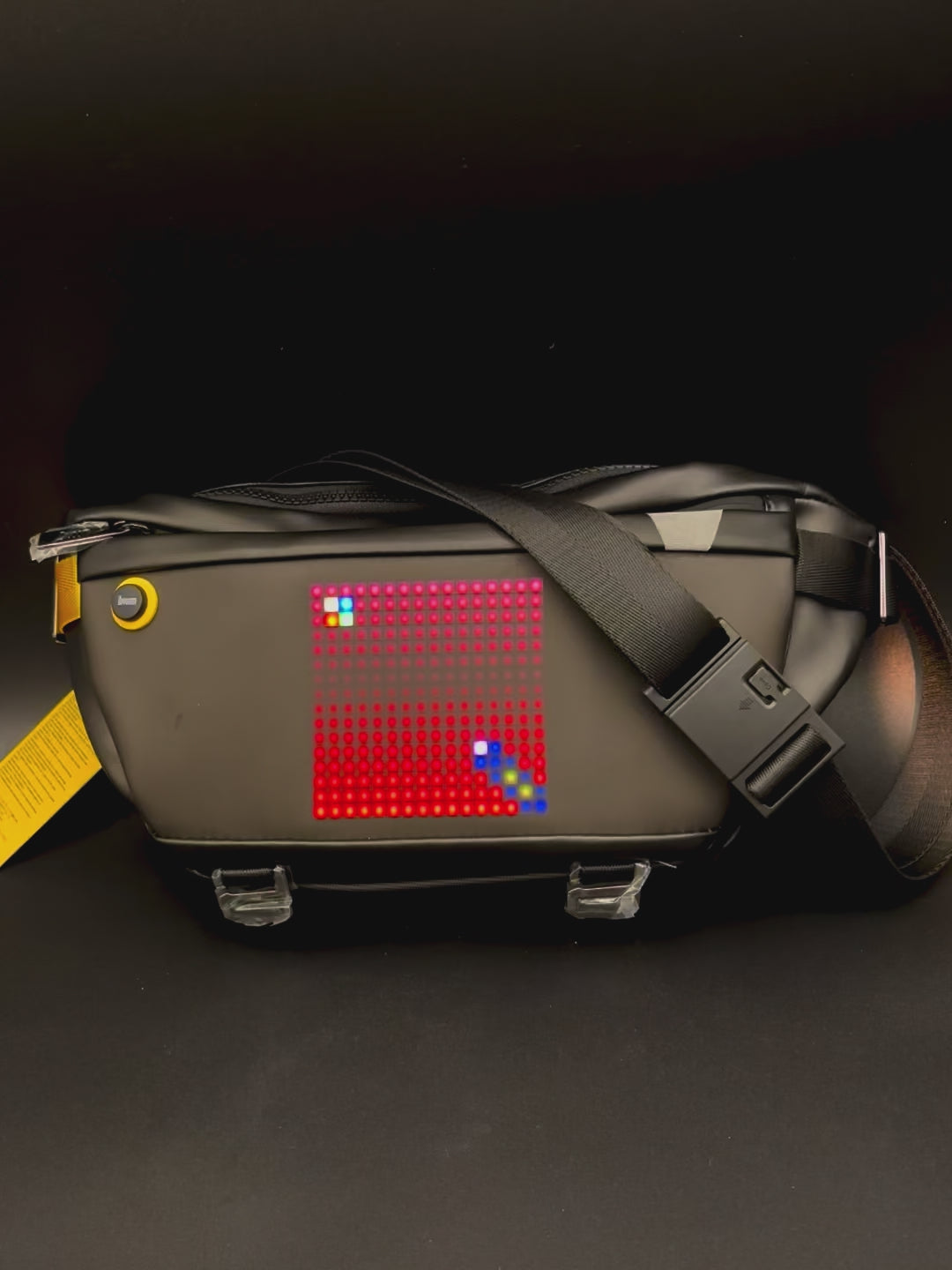 Divoom Pixoo Slingbag – Smart LED Pixel Sling Bag – Generation 3 – Black