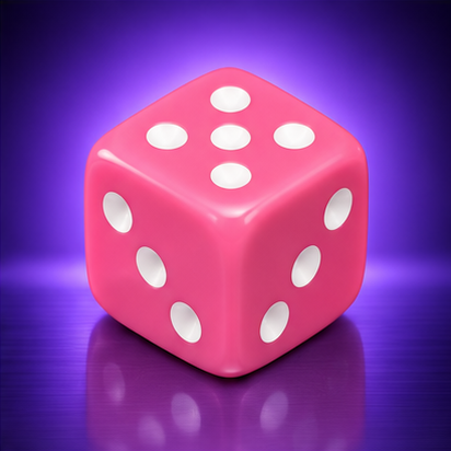 Classic D6 Die – Various Colours – 1 Piece