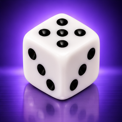 Classic D6 Die – Various Colours – 1 Piece